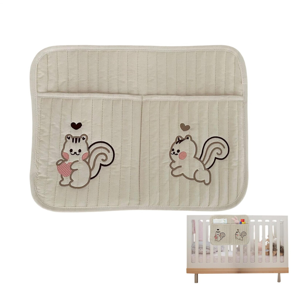 Crib Caddy Portable Cotton Caddy For Cribs And Strollers Hangable Diaper Storage Bag Bassinets Bibs Bottles Toys