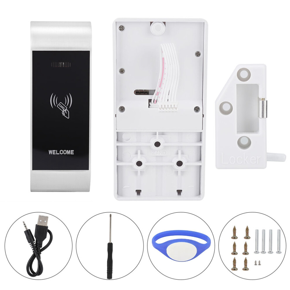 Ip68 Waterproof Smart Door Lock, Golden Alloy And Pc Cabinet Lock With Fingerprint Recognition, Applicable In Multiple Environments Including Home And 9198585838673