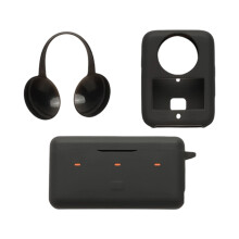 Organisateurs d'accessoires de caméra-Ensemble trois pièces noir