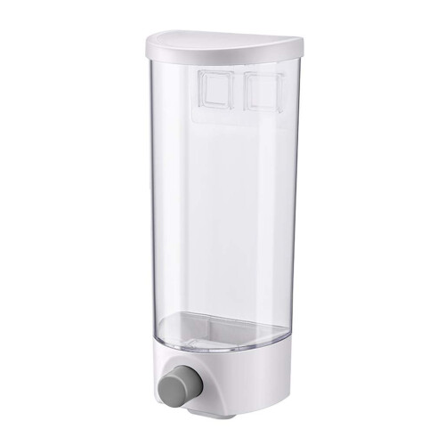 Wall Mounted Automatic Rice Cereal Dispenser Transparent Grain Storage Box Kitchen Food Storage Ref: 9638