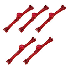 5PCS Fasteners Buckle Cheongsam Bead Buttons Clothing-wine red