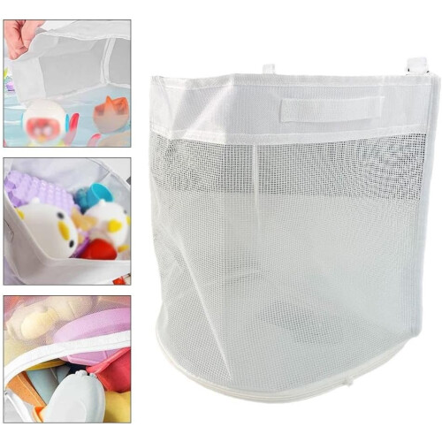 Mesh Design Bath Toy Organizer Durable Mesh Storage For Kids' Bath Accessories 2