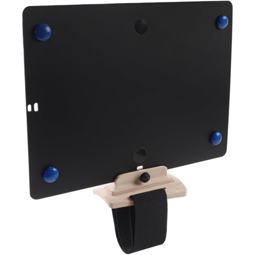 Portable Arm Music Stand With Adjustable Strap And Sheet Music Folder For Quick Access 2