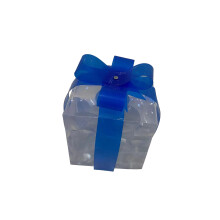 Caixa de presente iluminada Crystal Glow, transparente, para exibir bolos e doces em casamentos, banquetes e aniversários. O conjunto inclui luzes