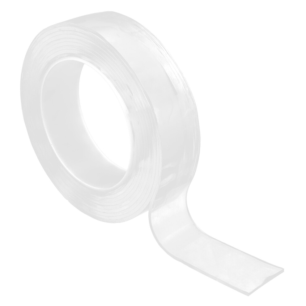 Versatile Indoor Outdoor Adhesive Double Sided Nano Tape, Washable And Reusable Clear Mounting Tape 1M 3.3Ft For Heavy Duty Applications 9135470220847