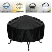 Round barbecue cover, waterproof and durable, ideal for kettle-shaped barbecues, perfect for outdoor use, ideal for the