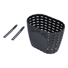 Panier de vélo enfant en plastique de haute qualité, solide, résistant à l'usure et durable, compatible avec la plupart des guidons de vélos et
