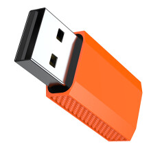 External USB Sound Adapters 3.5mm Female Port-oranges