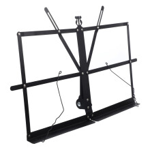 Adjustable Foldable Music Stand Iron Material Portable Tablet Holder For Desktop And Outdoor Use Metal Music Stand Tablet Mount