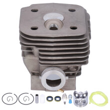 Kit de cilindro e pistão com revestimento Nikasil para motosserras Husqvarna 455 e 460. Substituição para cilindros de grande diâmetro (56 mm) em