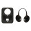 Portable Organizers EVA Camera Protective-Black two piece set 1