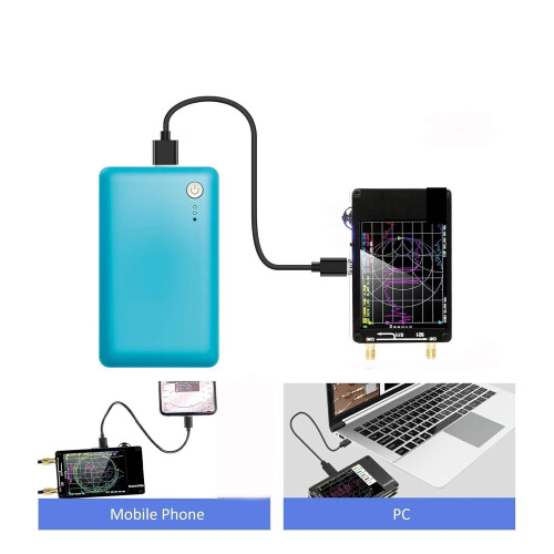 Network Analyzer Vector Network Antenna Analyzer MF HF VHF UHF With Card Slot For Network Cable Diagnostics 2
