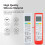 Replacement Case For Air Conditioner Remote Control-blue 4
