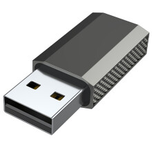 USB to 3.5mm Headphone Jacks Adapters Plug and Play Stereo-Grey
