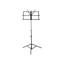 Height Adjustable Music Stand Foldable AntiSlip Feet Black Compatible With Violin Laptop Projector Desktop Book Stand
