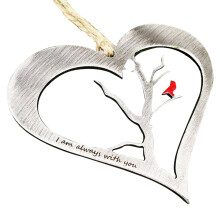Enfeite de árvore de lembrança exclusivo, ornamentos memoriais elegantes para casa, jardim e pátio, presentes de condolências personalizados pela