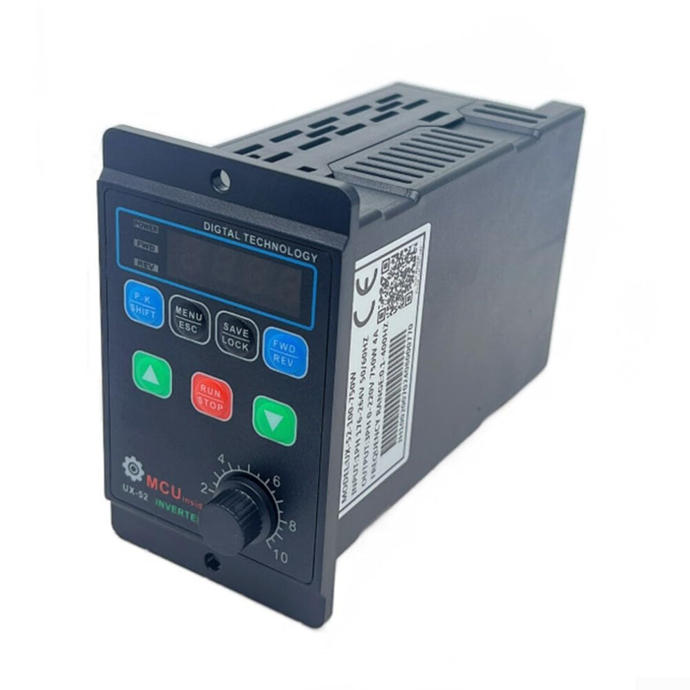Single Phase To Three Phase Inverter Variable Frequency Drive 1.1Kw 750W/1100W Vfd 1.099 Hz Abs 9339159611920