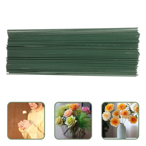 100 Unidades 30 Cm Haste Artificial De Para Flor Suporte 2