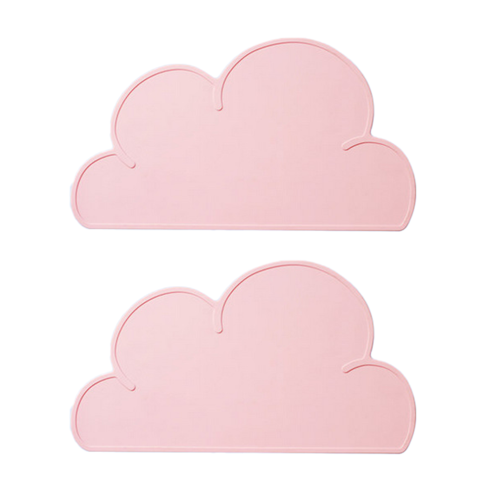 Safe And Odor-Free Feeding Mat, Washable Pet Food Mat For Toddlers And Young Children, Convenient Feeding Mat Cloud Shape Foldable Mat, Bpa-Free Silic