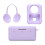 Protective Storage Case for 360 Camera-Purple three piece set 1