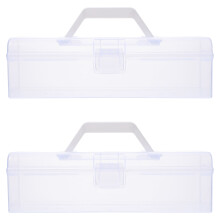 2 Unidades Transparente Para Ferramentas Pintura E Caligrafia
