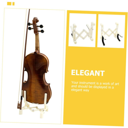 Violin Stand Folding Bracket Stretchable Violin Rack For Violin Fiddle Floor Display 1