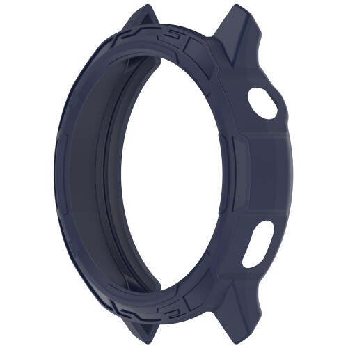 Screenprotector Case Harde PC-bumper voor Smartwatch-Blauw 45 mm