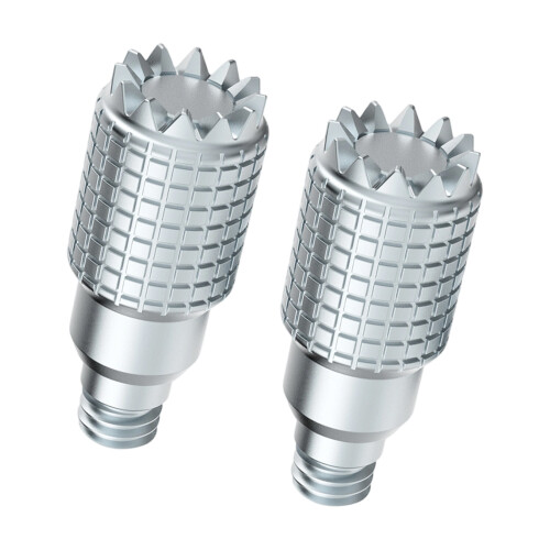 Adjustable Length Drones Joysticks Accessory-Silver KF54089