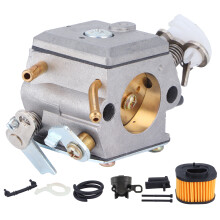 Forgasser for motorsager, tunesett, materialer av høy kvalitet, kompatibel med Husqvarna 362 365 371 372 372XPW, luftfilter, drivstoffledning,