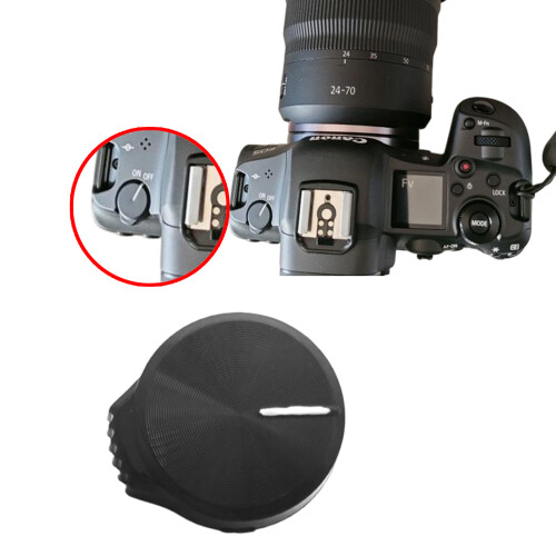 Precise Power Switches Button For R5/6 Cameras Durability ABS 1