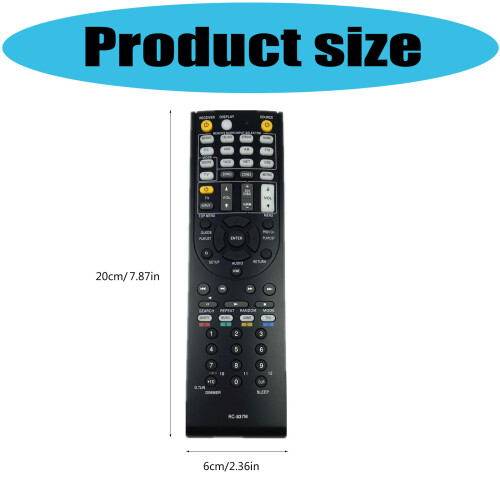 Easy Installs Remote Control Replacement For RC837M RC837M 2
