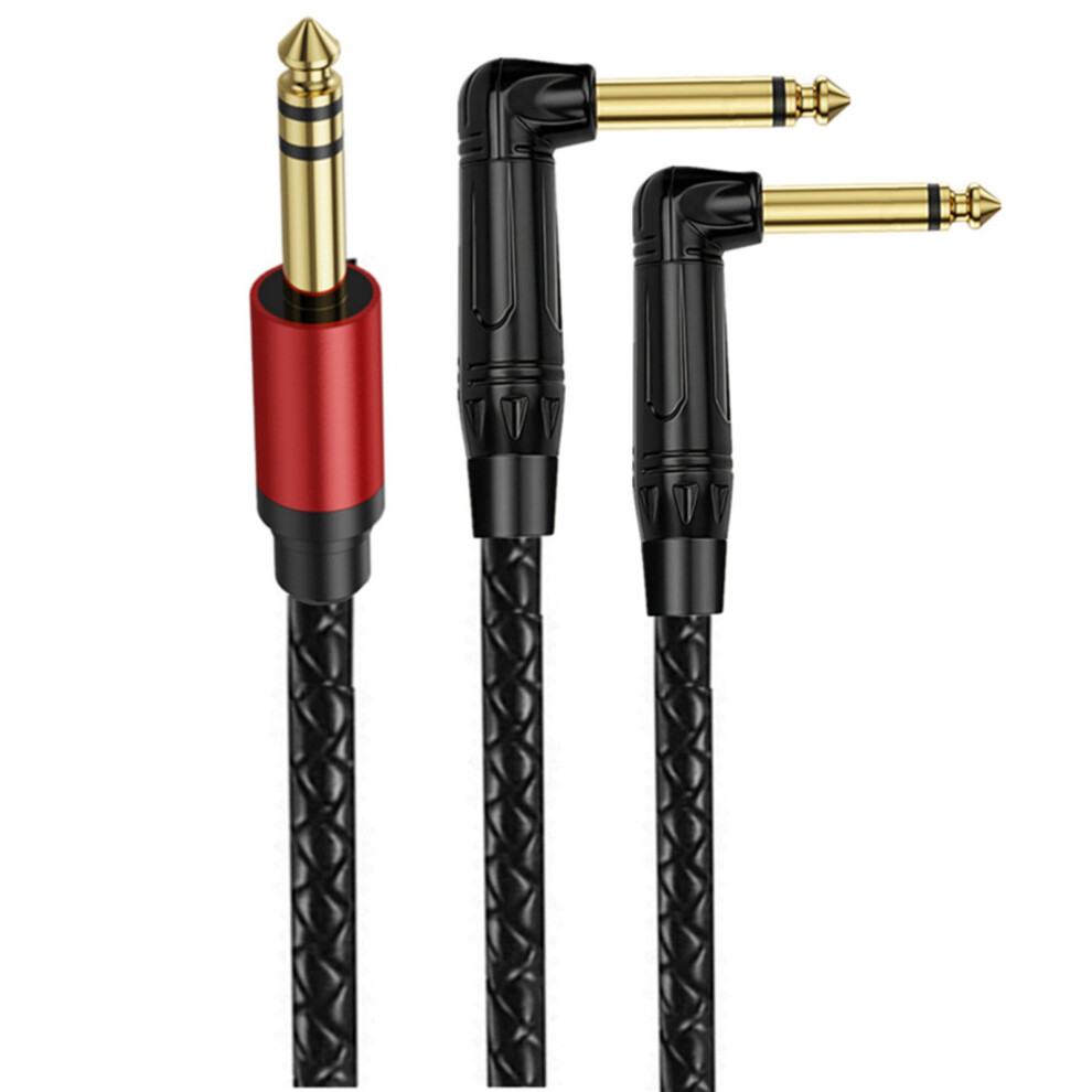 6.35Mm Sound Splitter Cable Double Device Connectors For-1.8M A Gold 7709000168286
