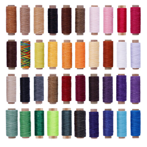 150D Waxed Thread Leather Sewing Waxed Thread Cord for-Set 7