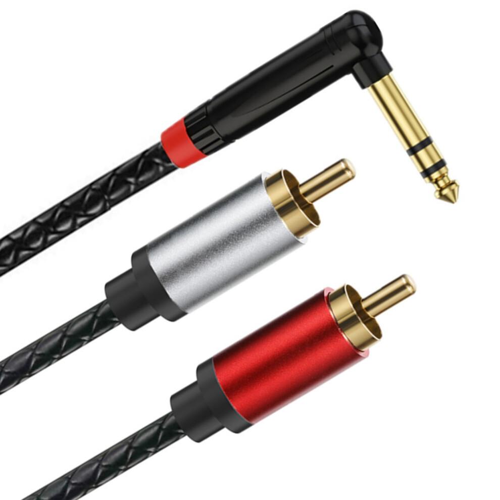 Stereos 6.35Mm Trs To 2Rca Converters 90 Degree-3M Mal Head Gold 7709000167517