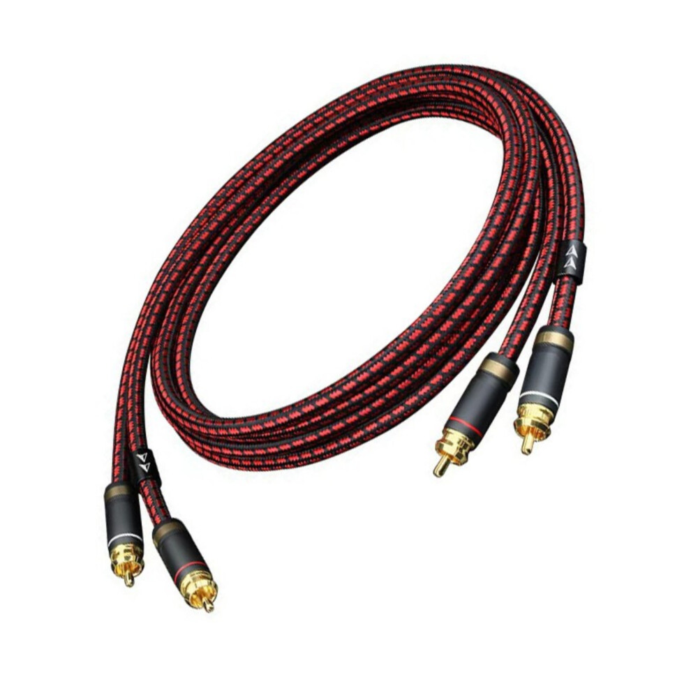 2 Piece Professional Grade 2Rca Interconnection Cable Wire-1.5M 7709000170111