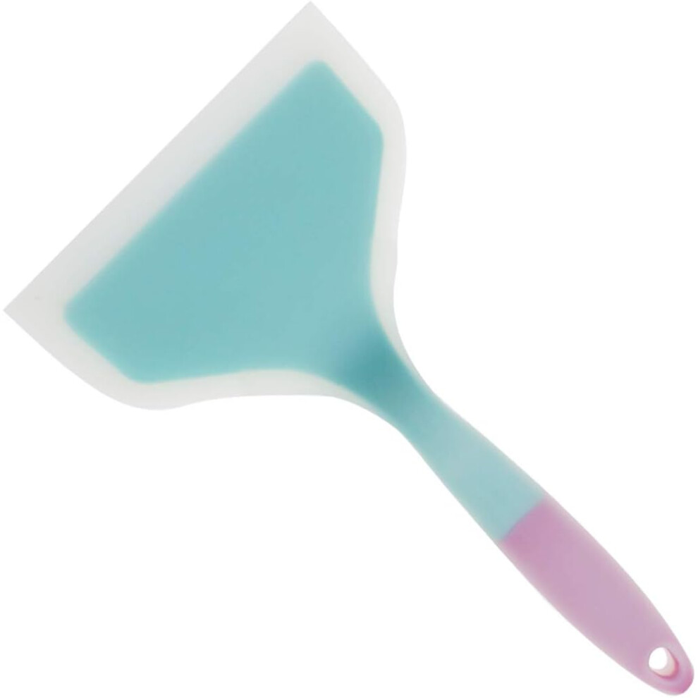 Flexible Turner For Kitchen Fried Shovel, Short Handle Silicone Pancakes Spatula With Heat-Resistant Non-Stick Feature For Easy Cleanup 9155353358931
