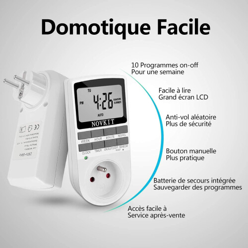 Infinite Repeat Cycle Timer, Digital Programmable Outlet with Countdown Delay for Efficient Electrical Power Switch Control 1