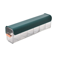 Hängender Aufbewahrungsorganizer, verstellbare Wandaufbewahrungsbox mit transparentem Design und herausnehmbaren Fächern, staubdicht und