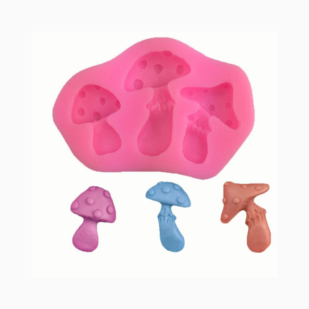 Diy Desserts Cookie Handmade, Cupcake Decoration With Mushroom Silicone Mold, 2-Pack For Artistic Baking Adventures 9155353356654