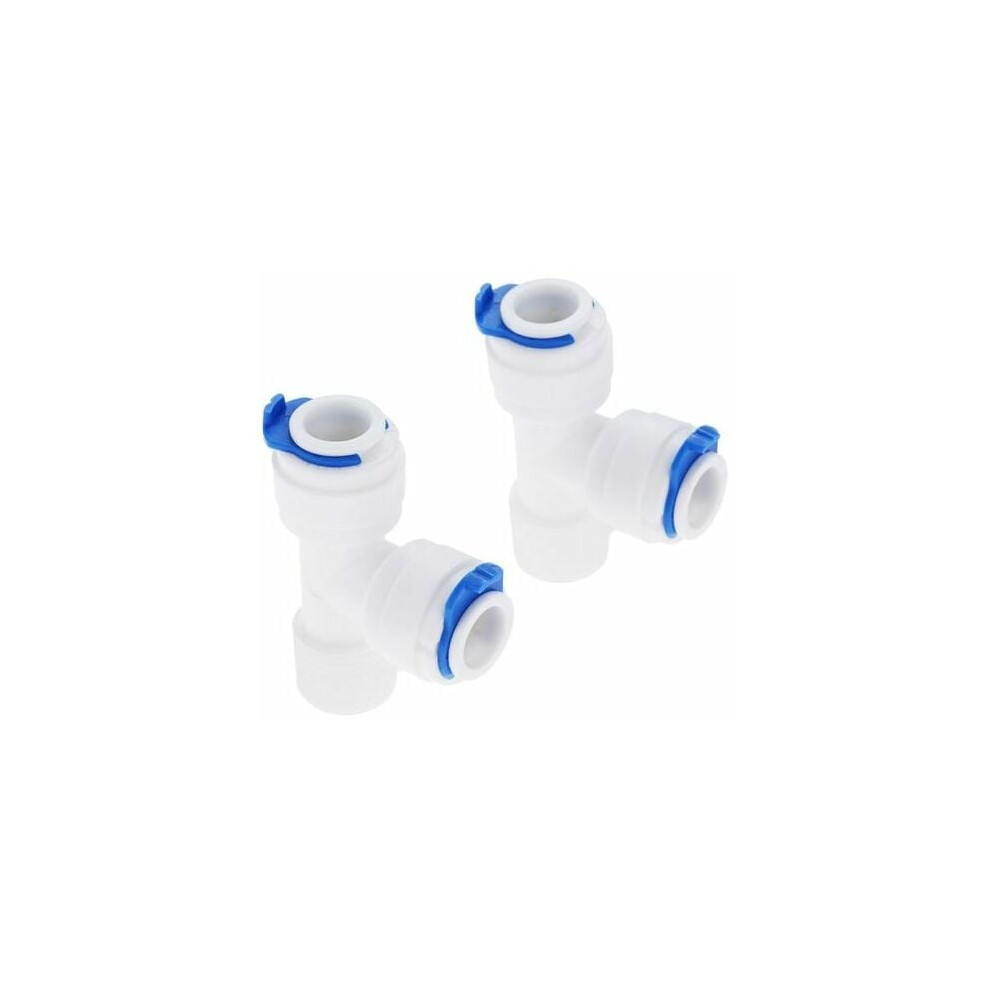 Tube Quick Connect Push Fit For Ro Water System, Durable Plastic Pipe Coupling, Water Purifiers Tee 3 Way Quick Fitting, Ensuring Safe And Clean Water 9135470044702