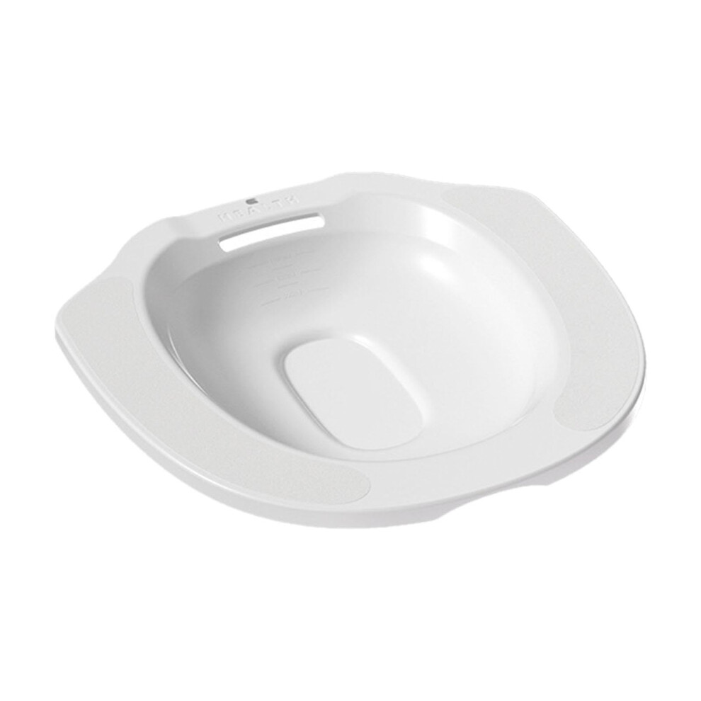 White Sitz Bath Basin For Most Toilets Portable Bidet Option