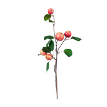 Hastes de frutas artificiais multicoloridas e realistas para casa, galhos de frutas decorativos em material plástico durável, nunca murcham ou