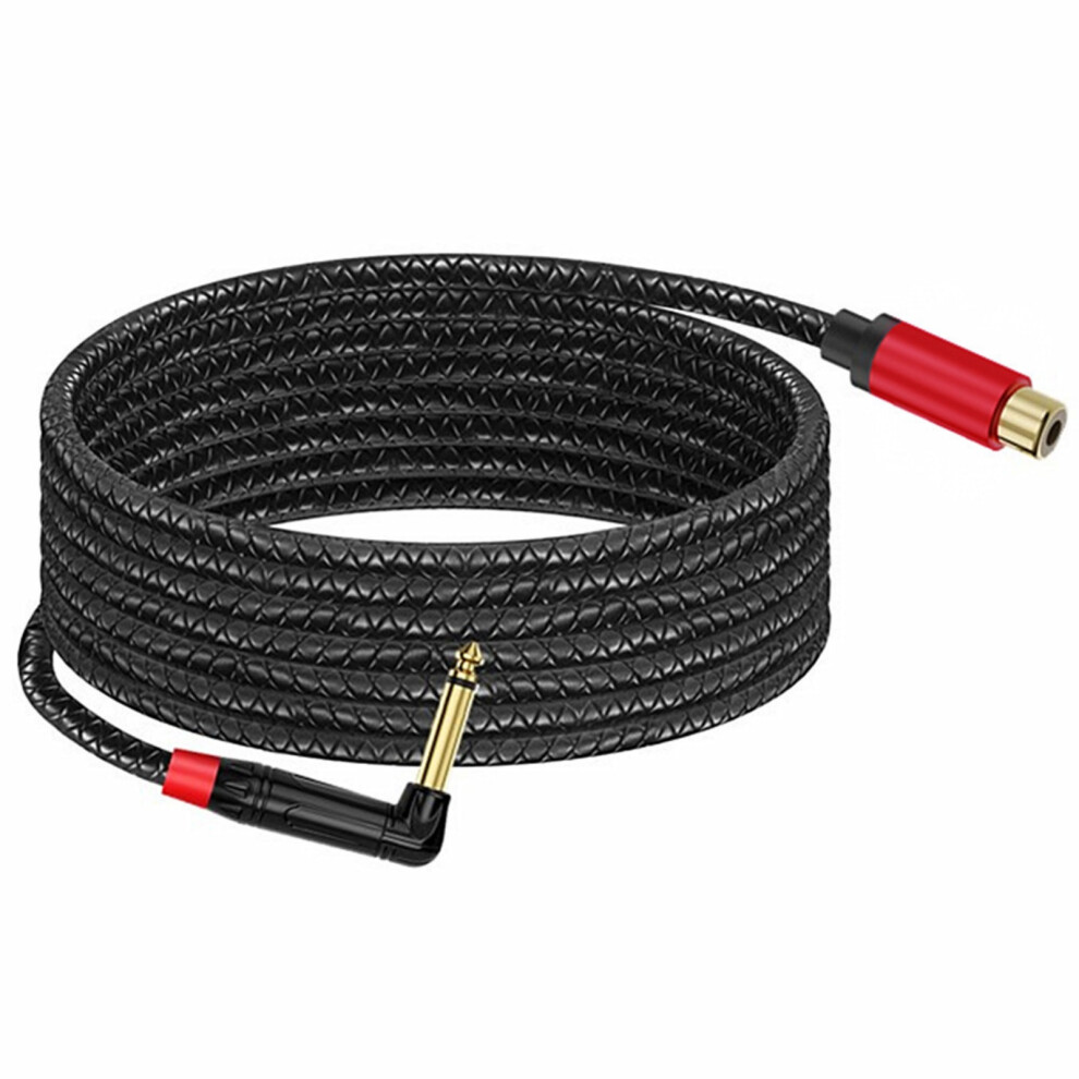 Compactly 90Degree 1/4Inch Male Rcas-3M Mono To Female 7709000167890