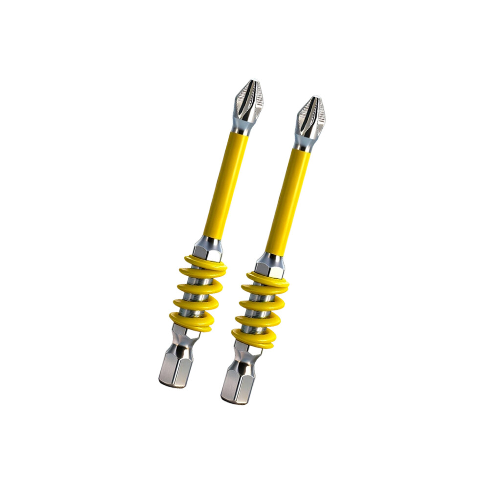 2Pcs 6.35Mm Drill Bit Magnetic Retention Antislip Design-70Mm 7696000776767