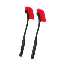 2Pcs Wheel Tire Detailing Brush Detail Brushes Truck Wheel-Red