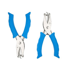 Practical Hole Puncher Single Hole Punch Non-slip Handle-Blue