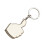 Keychain Tape Measure Clear Scale Long Lastings-Silver 1 meter 1