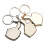 Keychain Tape Measure Clear Scale Long Lastings-Silver 1 meter 2