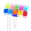 Stitching Locking Markers for Crocheting,-10 120 blue buttons 1