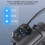Rechargeable LED Paint Guns Light, 450LM 3 Lighting Modes 6